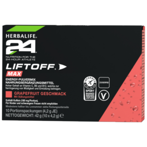 H24 LiftOff Max Grapefruit Geschmack 10 Portionspackungen