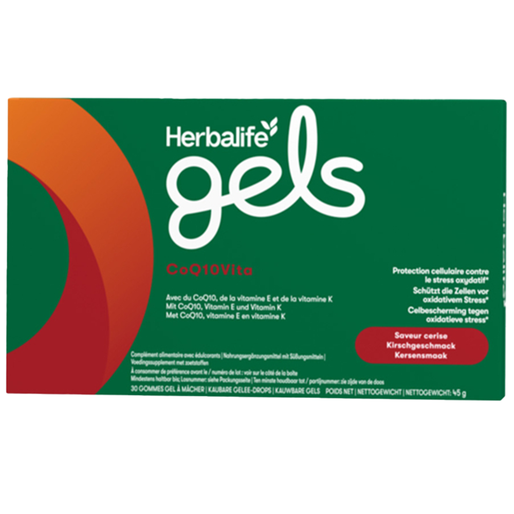 Herbalife Gels CoQ10Vita Kirsche 30 kaubare Gelee-Drops