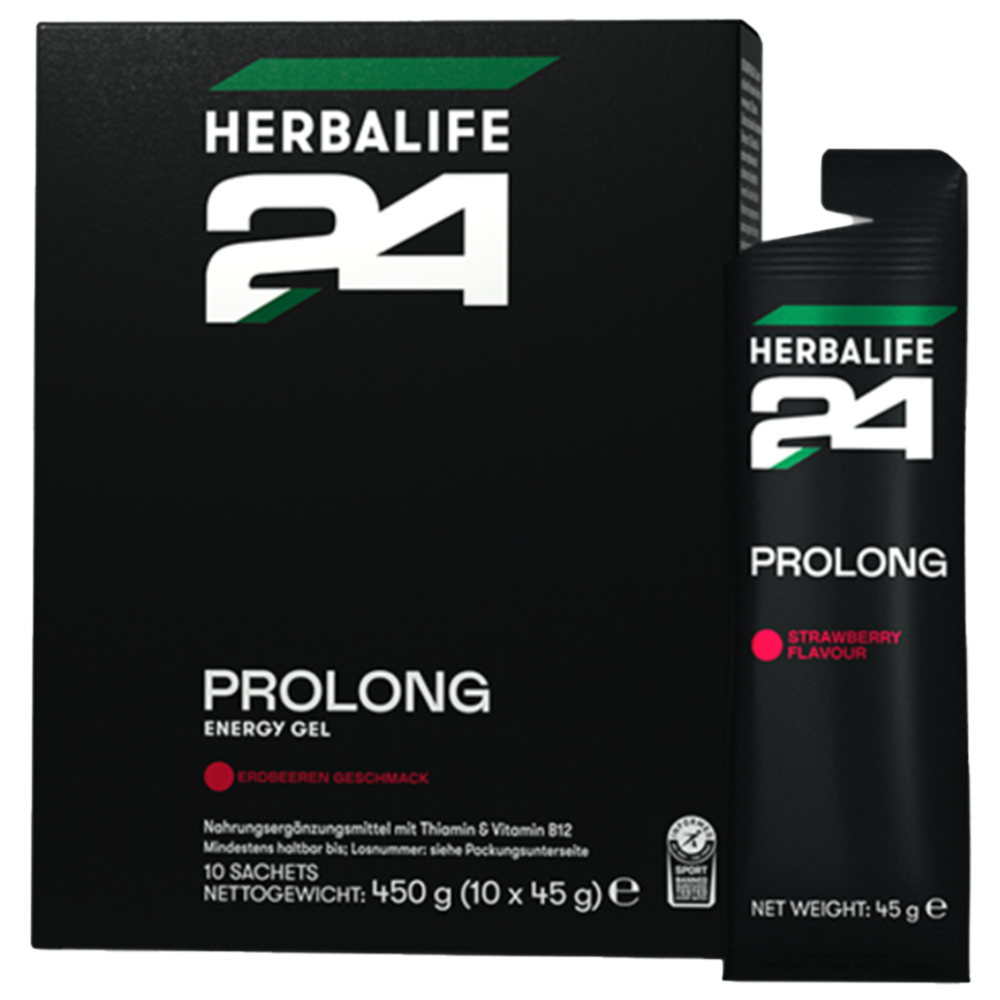 Herbalife24® Prolong Energy Gel Erdbeere 10 Beutel à 45g