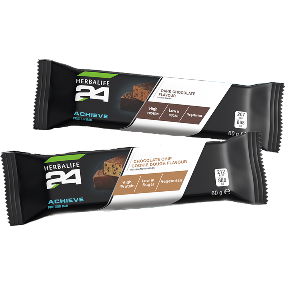 Herbalife H24 ACHIEVE Protein Riegel , 6 x 60 g, Geschmack wählbar